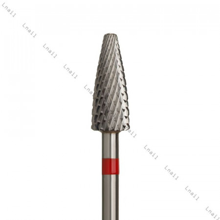 Carbide Bur Ø5mm fine cross cut red - Lnail.de GmbH302001